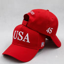 Trump USA Red Embroidered Hat | Keep America Great Patriotic Hat | Ruffin Factory Direct