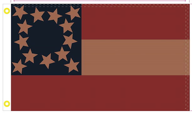 Alabama 13 Star 1st National 3'x5' Flag ROUGH TEX® 100D