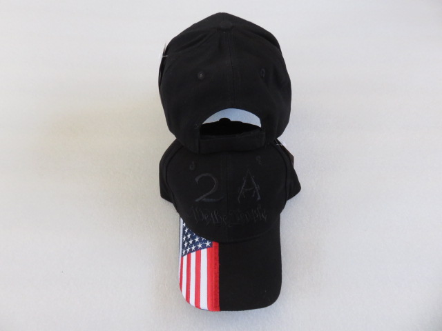 2A We The People USA Black Embroidered Cap