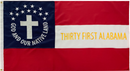 31st Alabama 3'x5' Embroidered Flag ROUGH TEX® 600D