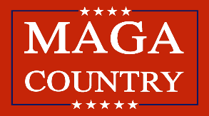 MAGA Country Stars Red 12"x18" Double Sided Flag With Grommets ROUGH TEX® 68D Trump