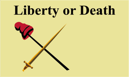 White Plains Liberty or Death 3'X5' Flag ROUGH TEX® 100D American Revolutionary War History