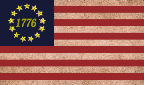 Betsy Ross Tea Stained 1776 3'x5' Embroidered Flag ROUGH TEX® 420D