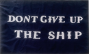 Commodore Perry Don't Give Up The Ship 3'x5' Embroidered Flag ROUGH TEX® 600D