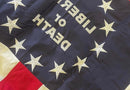 Hunter Liberty or Death 3'x5' Embroidered Flag ROUGH TEX® Cotton in Gift Box