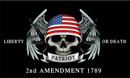 2nd Amendment Liberty or Death 1789 3'X5' Flag ROUGH TEX® 100D