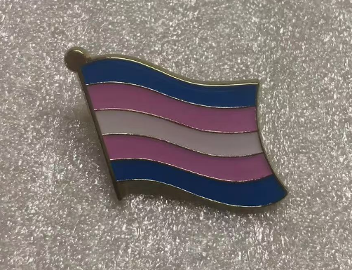 Transgender Wavy Lapel Pin