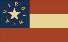 25th Virginia Infantry Stars And Bars 3'x5' Flag ROUGH TEX® 100D