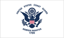 Coast Guard 3'X5' Flag ROUGH TEX® 100D