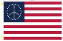 USA Peace 50 Stars Indivisble 3'x5' Flag ROUGH TEX® 100D