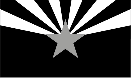 Arizona Blackout 3'X5' Flag ROUGH TEX® 100D