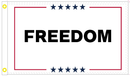 Freedom 5 Stars 3'X5' Flag ROUGH TEX® 100D