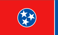 Tennessee 3'X5' Embroidered Flag ROUGH TEX® 600D