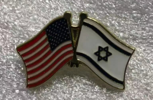 USA & Israel Friendship Lapel Pin