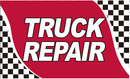 Truck Repair Red Checkered 3'X5' Flag ROUGH TEX® 100D