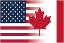 USA Canada Fade 3'x5' Flag ROUGH TEX® 100D