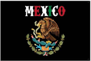 Mexico Black 3'x5' Flag ROUGH TEX® 100D