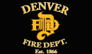 Denver Fire Department 3'X5' Embroidered Double Sided Flag ROUGH TEX® 300D Nylon in Gift Box