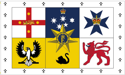 Royal Australia 3'x5' Flag ROUGH TEX® 100D