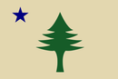 Maine Original State Flags 3'x5' Embroidered Flag ROUGH TEX® Cotton with Colored Gift Box