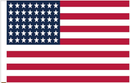 USA American 48 Stars 12"x18" Stick Flag ROUGH TEX® Wooden Stick
