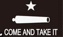 Gonzales Come and Take It Black 16"x24" Embroidered Flag ROUGH TEX® Cotton