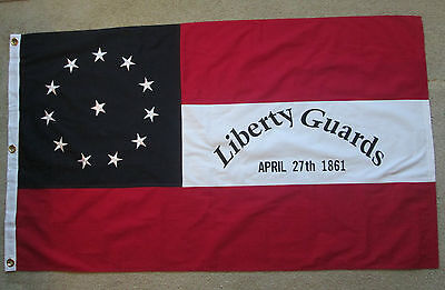 Liberty Guards 22nd Mississippi 3'x5' Embroidered Flag ROUGH TEX® Cotton