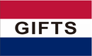 Gifts 3'X5' Double Sided Flag ROUGH TEX® 100D