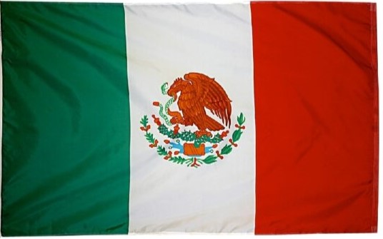 Mexico 4'x6' Flag ROUGH TEX® 68D Nylon Official Mexican State Flags Bandera de México