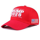 Trump 2028 Red USA American Flag 45 47 Caps