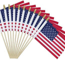 12 Pack American Flags on stick,4th of July Decorations Outdoor,American Flag 12"x18",Mini USA Flags Fourth of July Decor,Memorial Day 2024 Election Day Patriotic Decorations Clearance Sale