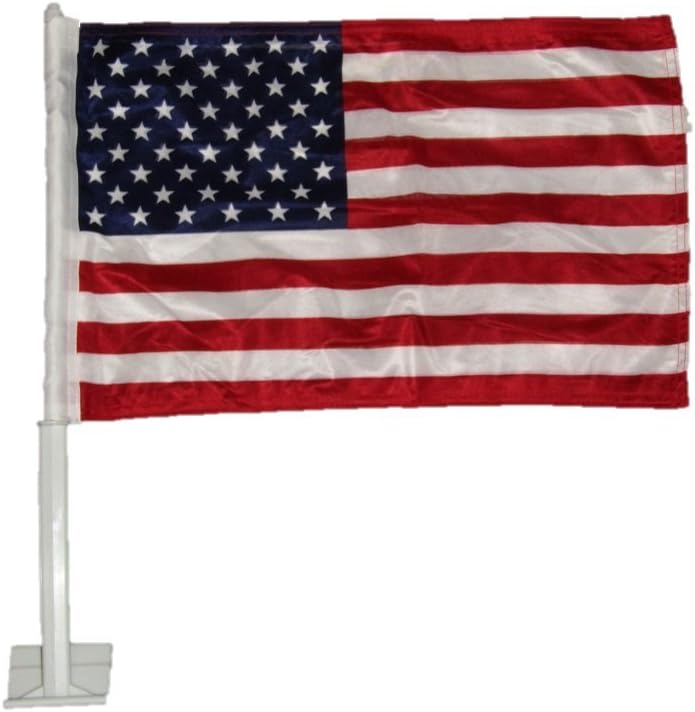 USA Flag American Car Flags Double Sided 100 Pack