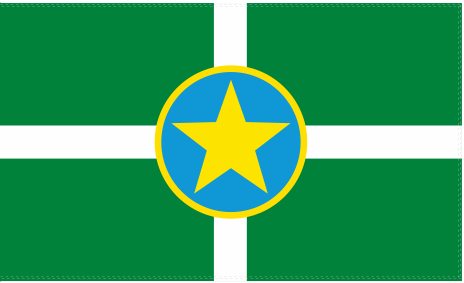 Jackson City Mississippi 3'X5' Flag ROUGH TEX® 100D