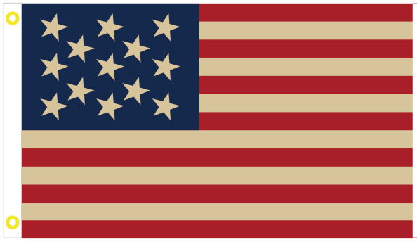 Bartlett Mass 1776 3'X5' Flag ROUGH TEX® 100D