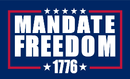 Mandate Freedom 1776 3'X5' Flag ROUGH TEX® 68D