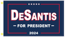 DeSantis For President 2024 Blue 3'X5' Flag ROUGH TEX® 100D