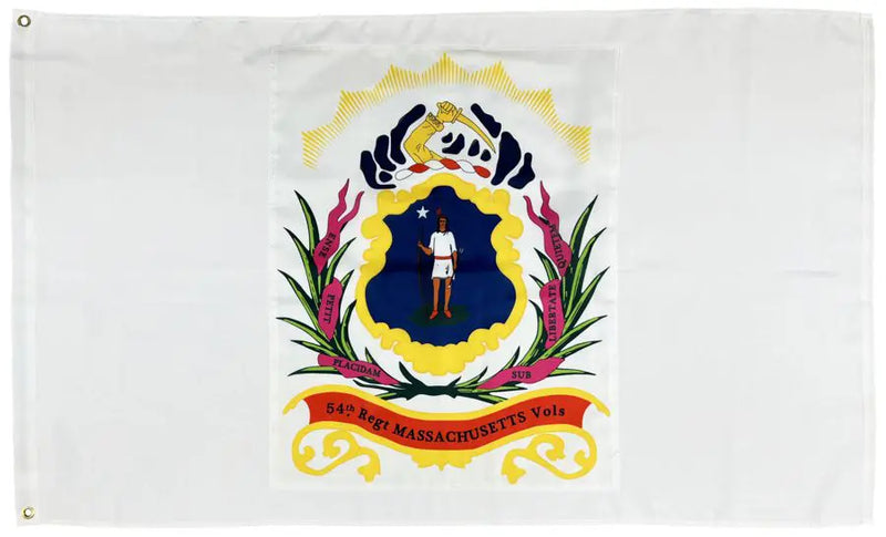 United States Colored Troops 54th Massachusetts Union USA Regiment 3'X5' Flag ROUGH TEX® 600D