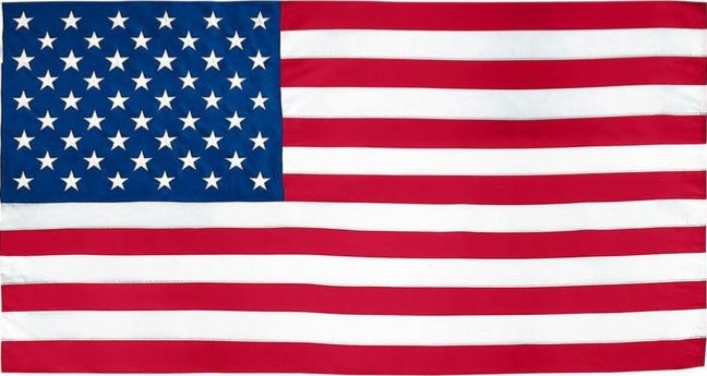 American Flags Cyber Monday Blow Out Sale 3x5 Feet USA Outdoor Brass Grommets 100% Nylon Embroidered Case of 50