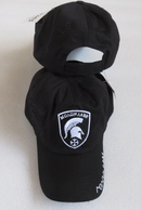 Molon Labe Black Washed Embroidered Cap