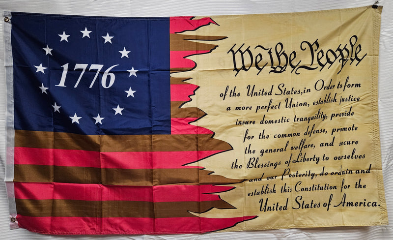 Betsy Ross 1776 We The People 3'X5' Flag ROUGH TEX® 100D