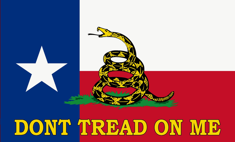 Gadsden Texas 3'x5' Flag ROUGH TEX® 68D