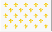 France Fleur 3'X5' Embroidered Flag ROUGH TEX® 600D