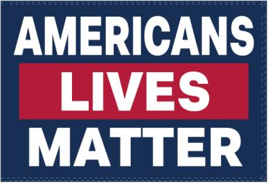 Americans Lives Matter 3'x5' Flag ROUGH TEX® 100D