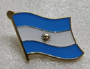 Argentina Wavy Lapel Pin