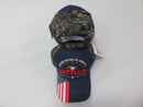 United States of America Patriot Navy Embroidered Cap Camo Back