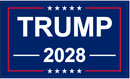 Trump 2028 Blue 3'x5' Flag ROUGH TEX® 100D