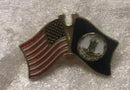 USA & Virginia Friendship Lapel Pin