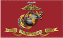 USMC Gold 3'X5' Flag ROUGH TEX® 100D