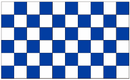 Royal Blue Checkered 3'x5' Flag ROUGH TEX® 68D