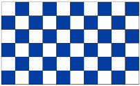 Royal Blue Checkered 3'x5' Flag ROUGH TEX® 68D